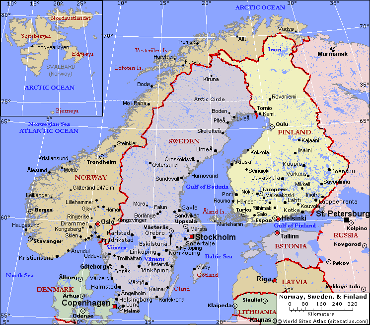 Norway Kristiansund map